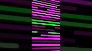 Green Magenta neon lines 