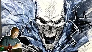 How To Draw Ghost Rider