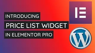 How to Add and Style Price List Widget in Elementor Pro | Elementor Pro Tutorial 2021