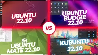 Ubuntu VS Ubuntu Budgie vs Kubuntu vs Ubuntu MATE - RAM Consumption