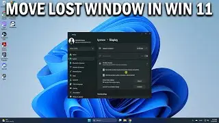 How To Move a Lost Off Screen Window Back to Desktop In Windows 11 (2024) - Easy Fix