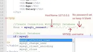 PHP - Displaying Records From MYSQL Database Using PHP