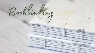 Bookbinding | Make 20 books with me from Start to Finish | No talking