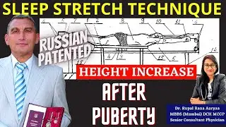 HEIGHT INCREASE  - RUSSIAN SLEEP STRETCH METHOD FAST HEIGHT GROWTH - grow taller fast