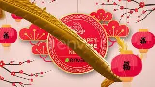 Chinese New Dragon Year intro 2024 for After Effects 2024