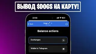 КАК ВЫВЕСТИ ТОКЕНЫ DOGS НА КАРТУ БАНКА? (ВЫВОД ДОГС НА КАРТУ)
