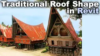 Traditional Roof Shape in Revit Tutorial