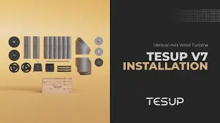 Unleashing Performance: TESUP Atlas Vertical Wind Turbine Installation Video