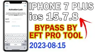 iPhone 7 iOS 15.7.8 Bypass iCloud Hello Without Change SN done By Eft pro