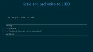 resize a video to 1080p with ffmpeg