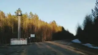 Подосиновец - Серкино (20 км). Разлив реки Пушма. Май, 2019. Дорога из плит. Подосиновский район.