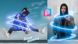 Picsart Tutorial - Edit Neon Glowing (Shape)