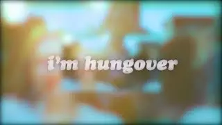 gnash - hungover & i miss u (official lyric video)