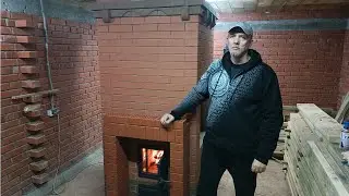 Кладка кирпичного портала для банной печи своими руками.