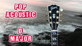 Bm  Dmajor Acoustic Pop Backing Track | Very Easy Beginners