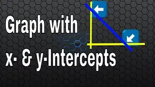 Graphing using x- & y-intercepts (Cover-up Method)