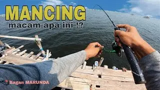 Ternyata❗harus musimnya mancing di spot ini || bagan marunda