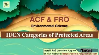 IUCN Categories of Protected Areas|RPSC ACF/ FRO-Environmental Science MCQs