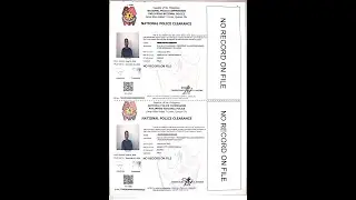 003 - (GUIDE 3 of 3) HOW TO VERIFY AUTHENTIC NATIONAL POLICE CLEARANCE?