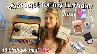 WHAT I GOT FOR MY BIRTHDAY *16th birthday haul🎀💝