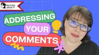 Don’t want to make you wait, let’s talk about your comments Why and How Part 4