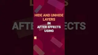 Hide Layer in After Effects | #shorts #Aftereffectskeyboardshortcuts