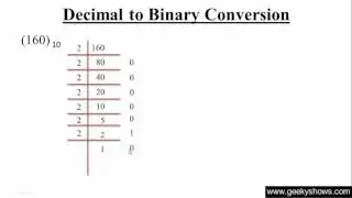 Decimal to Binary Conversion (Hindi)