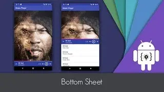Android Studio - Bottom Sheet - MATERIAL DESIGN