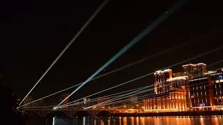 ДЕНЬ ГОРОДА ЕКАТЕРИНБУРГ 20.08.2022. Светомузыкальное шоу на Макаровском мосту.