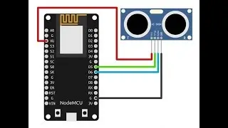 Ultrasonic sensor with NodeMCU | Cayenne | MQTT | IOT  example # 3