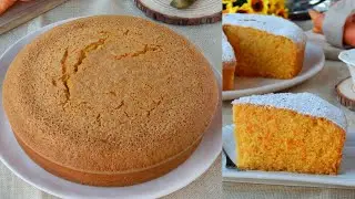 TORTA DI CAROTE - Senza Glutine, Latte, Burro, Lattosio e Frutta Secca - (Camilla/Carrot Cake) - GFW