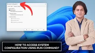 How to access system configuration using run command?