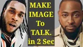 How to make picture talk in mobile//how to make image talk// talking photo.