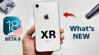 iPhone XR on iOS 18 Beta 8 - Whats New on iPhone XR