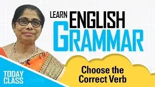 Learn English Grammar | Choose the correct verb | Basic Grammar for Kids