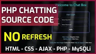 Online PHP Chatting Source Code Free Download | No Refresh | PHP Chatting System in AJAX  🔥