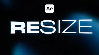 Resize Text from Bold to Thin | Text Animation in After Effects