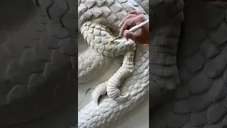 Лапы дракона.Четвертый этап.Барельеф.