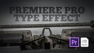 Easy Way To Create Type Effect In Premiere Pro [ FREE MOGRT 2020 ]