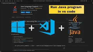 How to run java program in visual studio code ?