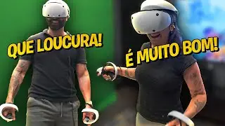 TESTAMOS O ÓCULOS DE REALIDADE VIRTUAL, É MUITA LOUCURA!!! 😱