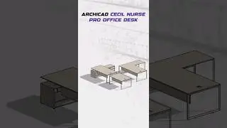 ArchiCAD Office Desk Pack #archicad #architecture #bim #architect