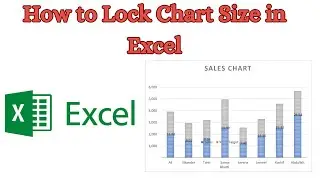 How to lock chart size in Excel | How to lock chart format in excel