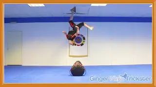 GNT Flip Kicks the Ceiling 😮Ginger Ninja Trickster