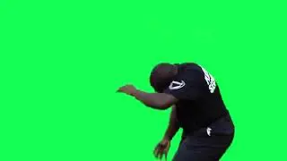 Work it Willis security guard dance green screen loop - 2 minutes