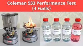 Coleman Dual Fuel Stove 533 Performance test on Different Fuels