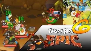 ANGRY BIRDS EPIC ( сердитые птички) прохождение игры серия 6 на русском языке