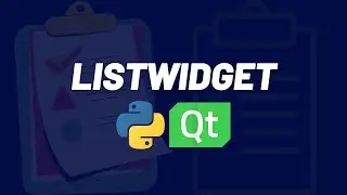 QListWidget - Python Pyqt5 Qt Designer