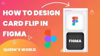 How to design Card Flip in Figma🤩✨ || Tamil 