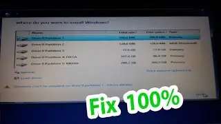 How To Fix windows cant be installed on drive 0 partition 1,2,3,4 in Tamil